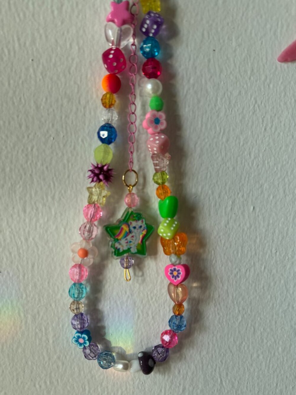 LISA FRANK ANGEL KITTY BAG CHARM